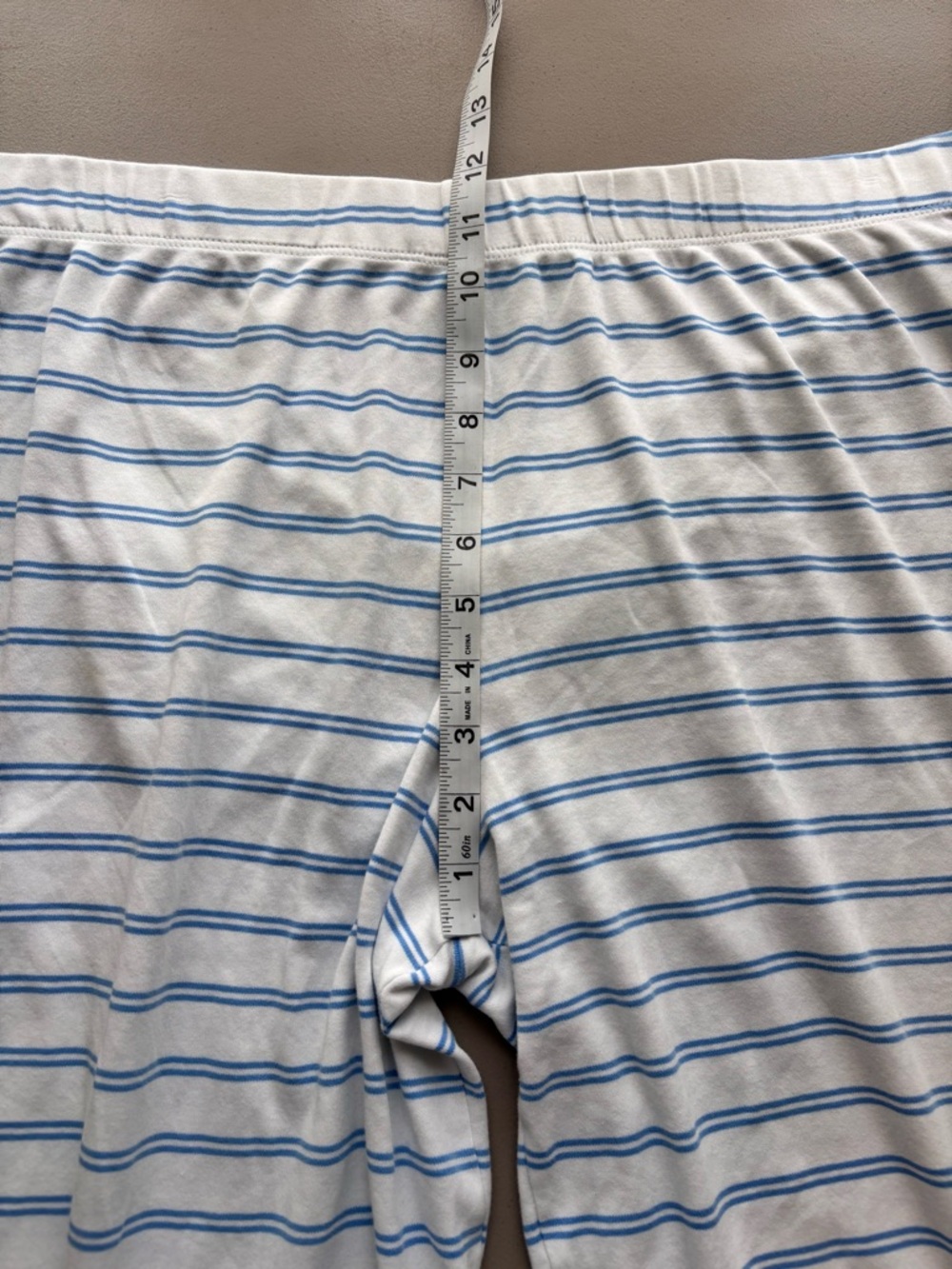 Lake pajamas pima Cotton pj striped bottoms Made in Peru women’s XL pull on - Picture 8 of 10